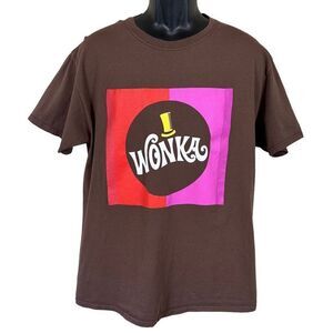 Willy Wonka Licensed ￼Graphic T-shirt ￼Size Large